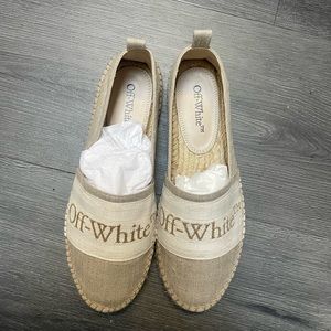 Off-white espadrilles size 39. Like brand new, worn 1x